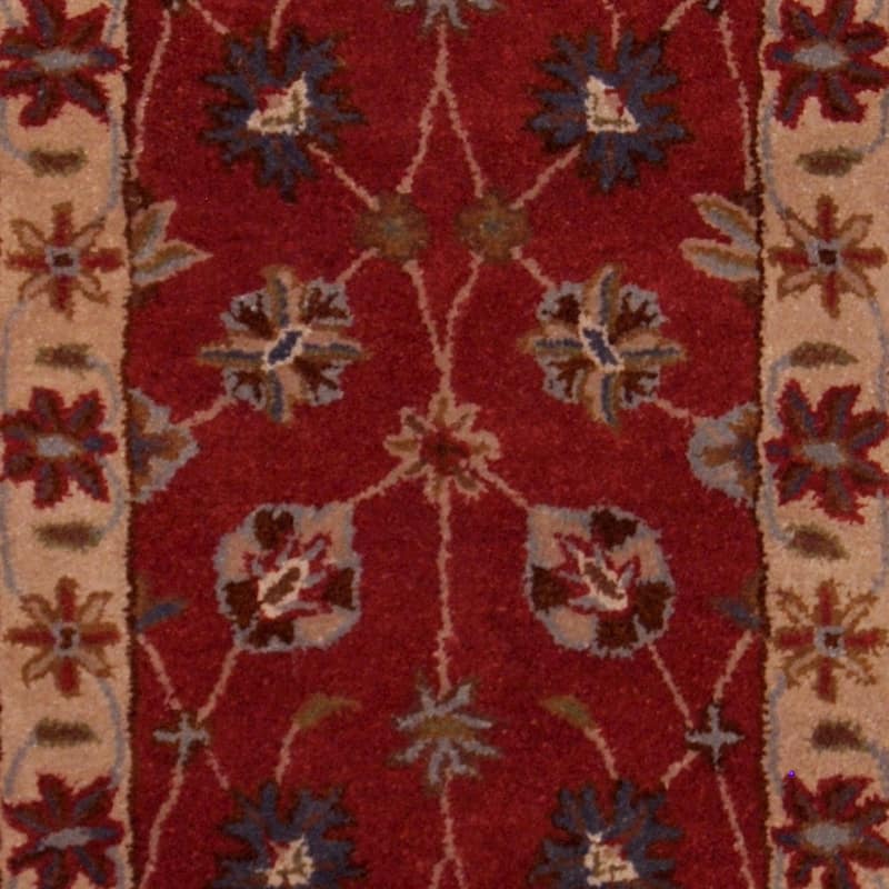 Handmade Mahal Wool Runner (India) - 2'4 x 8'