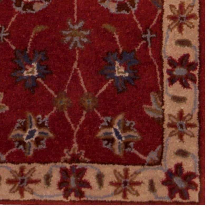 Handmade Mahal Wool Runner (India) - 2'4 x 8'