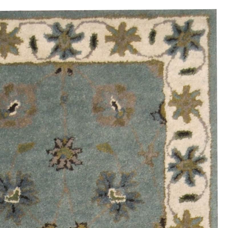 Handmade Mahal Wool Runner (India) - 2'4 x 8'