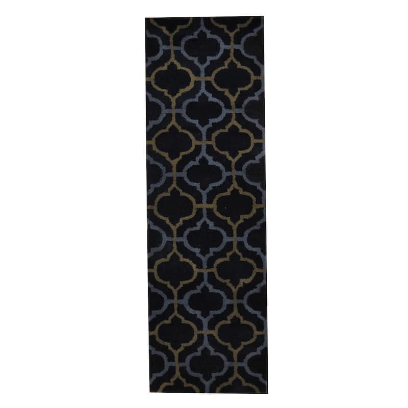 Handmade One-of-a-Kind Tibetan Wool Runner (India) - 2'6 x 8'