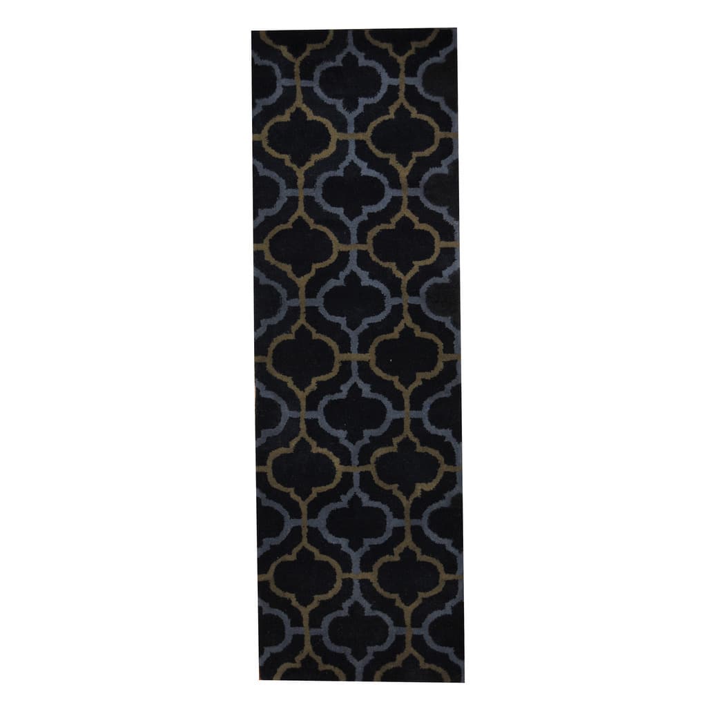 Handmade One-of-a-Kind Tibetan Wool Runner (India) - 2'6 x 8'