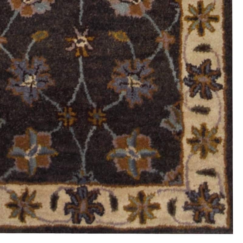 Handmade Mahal Wool Runner (India) - 2'4 x 8'
