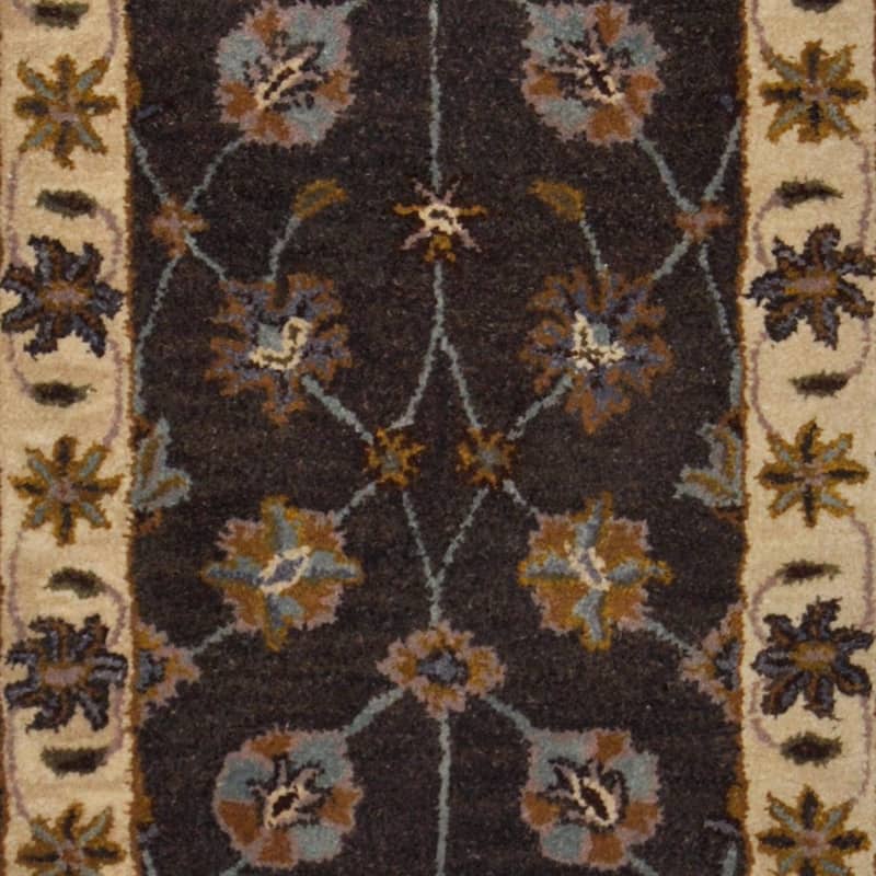 Handmade Mahal Wool Runner (India) - 2'4 x 8'