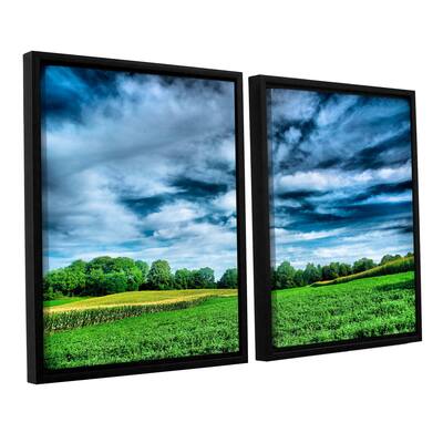 ArtWall Steve Ainsworth 'Field Of Dreams' 2 Piece Floater Framed Canvas Set - Multi