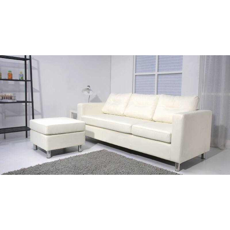 Caius Faux Leather Versatile Sofa Set