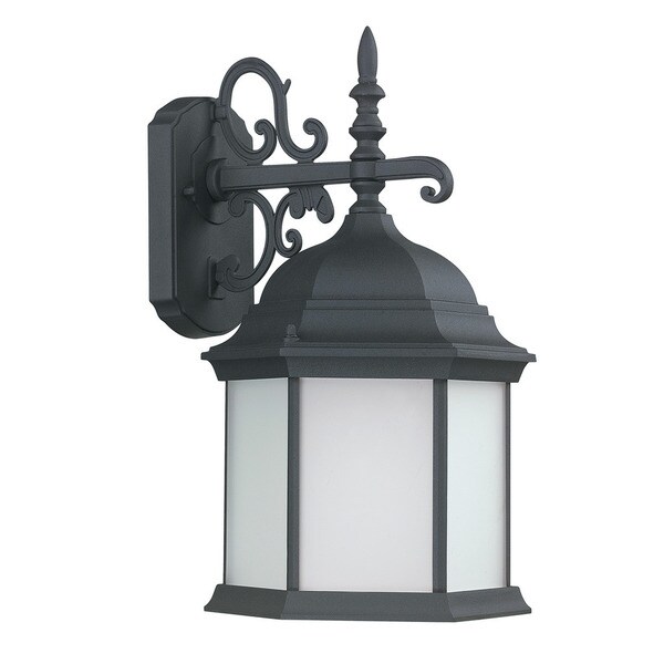 Capital Lighting Ashford Collection 2 light Black Outdoor Wall Lantern