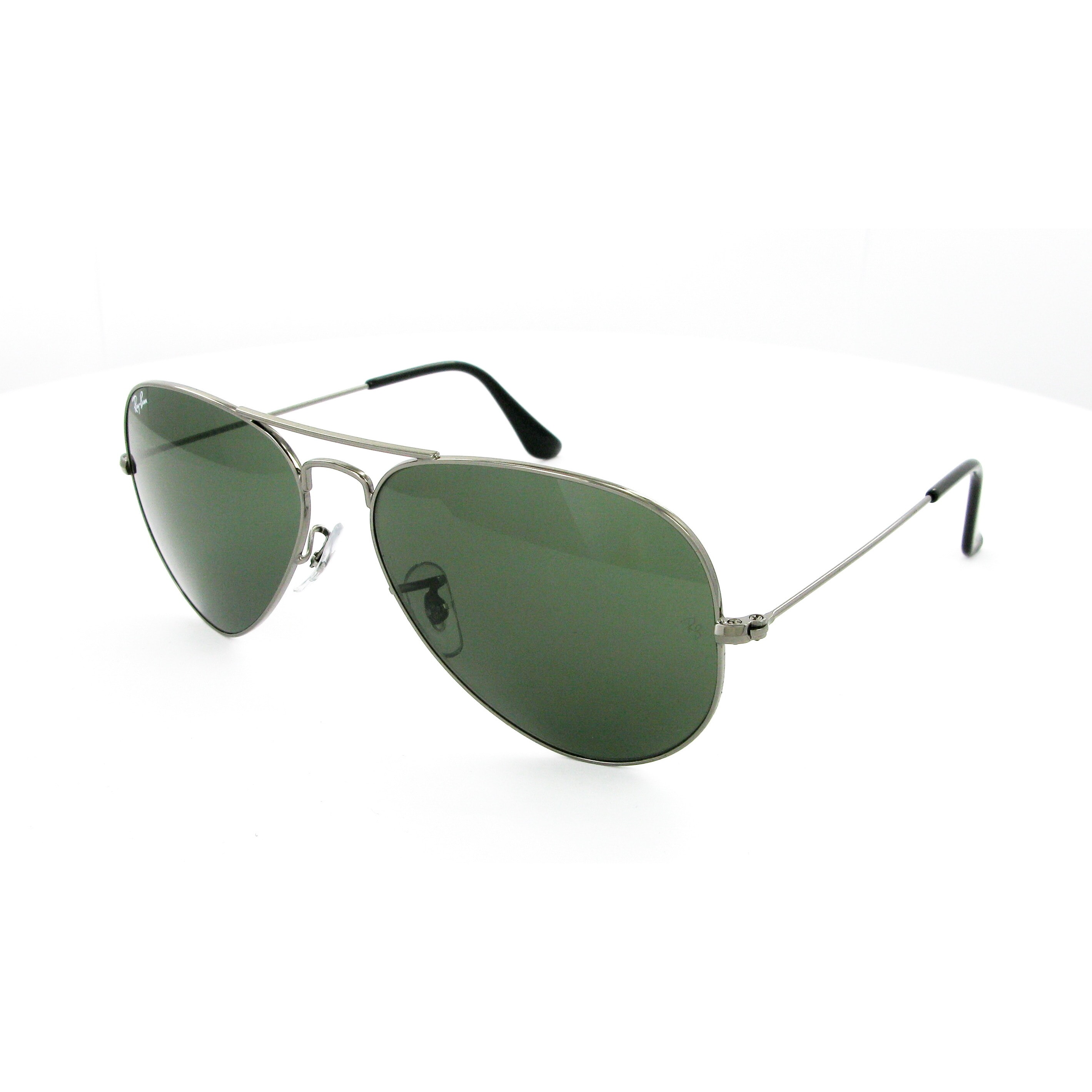 Ray Ban Aviator Rb3025 Unisex Gunmetal Frame Green Classic Lens Sunglasses On Sale Overstock