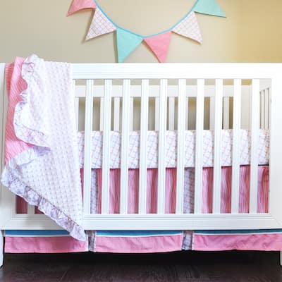 Pam Grace Creations Simply Striking 4-Piece Crib Bedding Set