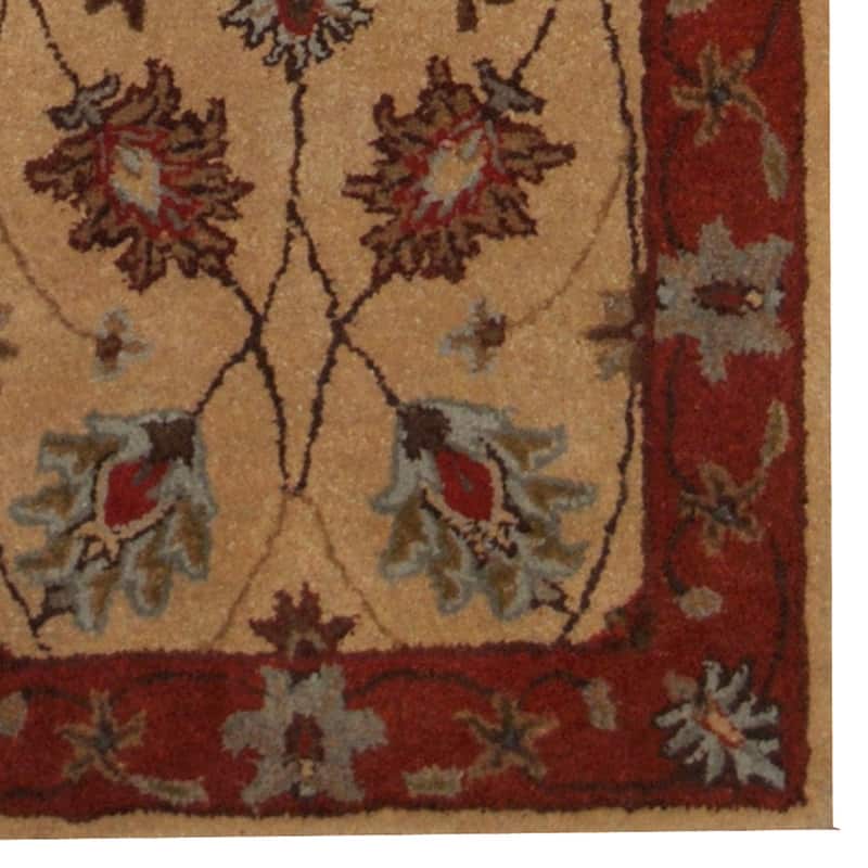 Handmade Mahal Wool Runner (India) - 2'3 x 8'