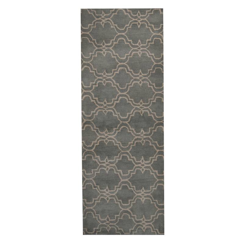 Handmade Tibetan Wool Runner (India) - 3' x 8'