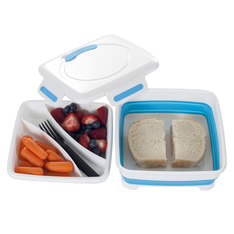 Rectangular Expandable Lunch Box with Dividers by Classic Cuisine