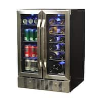 NewAir 18 Bottle/ 52 Can, Dual Zone Wine and Beverage Cooler