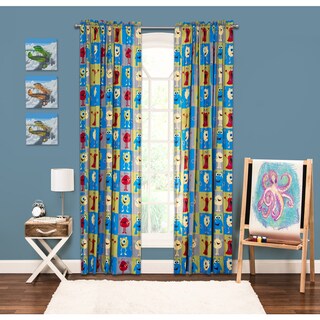 SIScovers Monster Friends 84-inch Window Panel