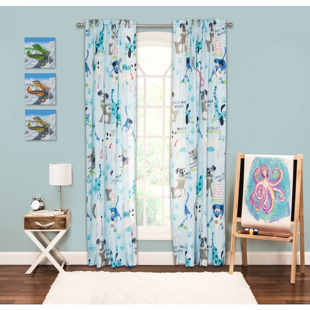 SIScovers Chase Your Dreams Single Rod Pocket 84-inch Window Panel