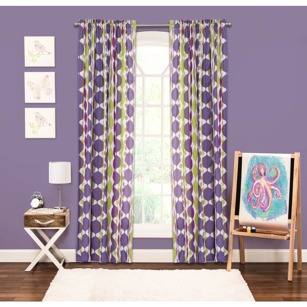 SIScovers Be Jeweled 84-inch Window Panel