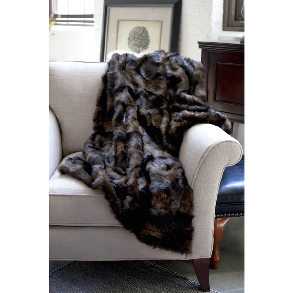 Mink Faux Fur Chocolate Throw   17491871   Shopping