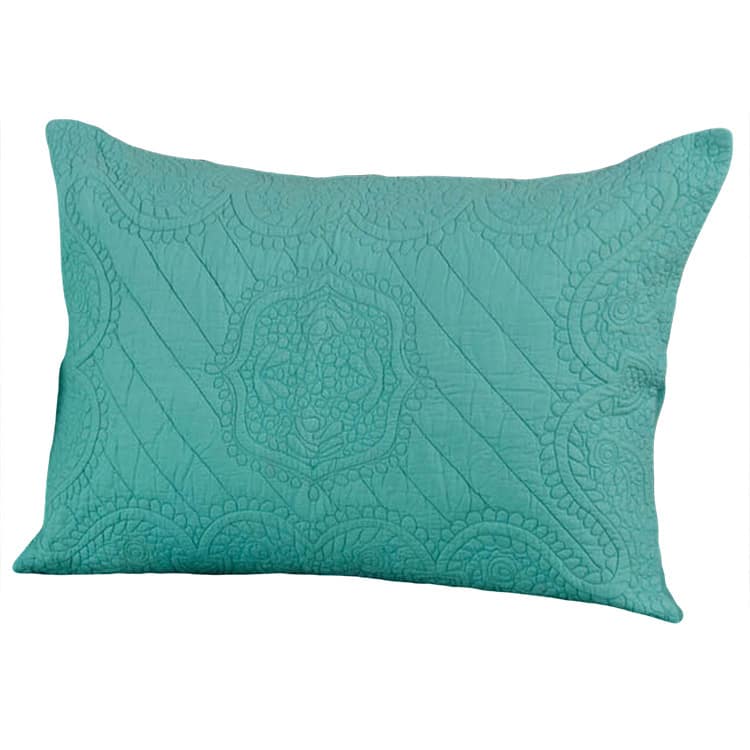 Rizzy Home Moroccan Aqua Fling Sham - King