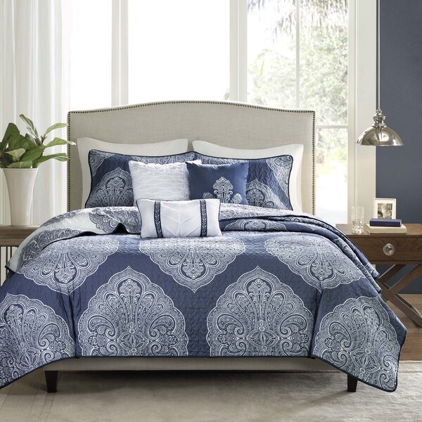 Madison Park Rebecca 6-piece Reversible Coverlet Set