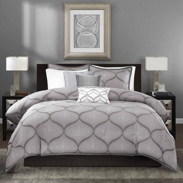 Madison Park Vella 6-Piece Duvet Cover Set - Bed Bath & Beyond - 10388071