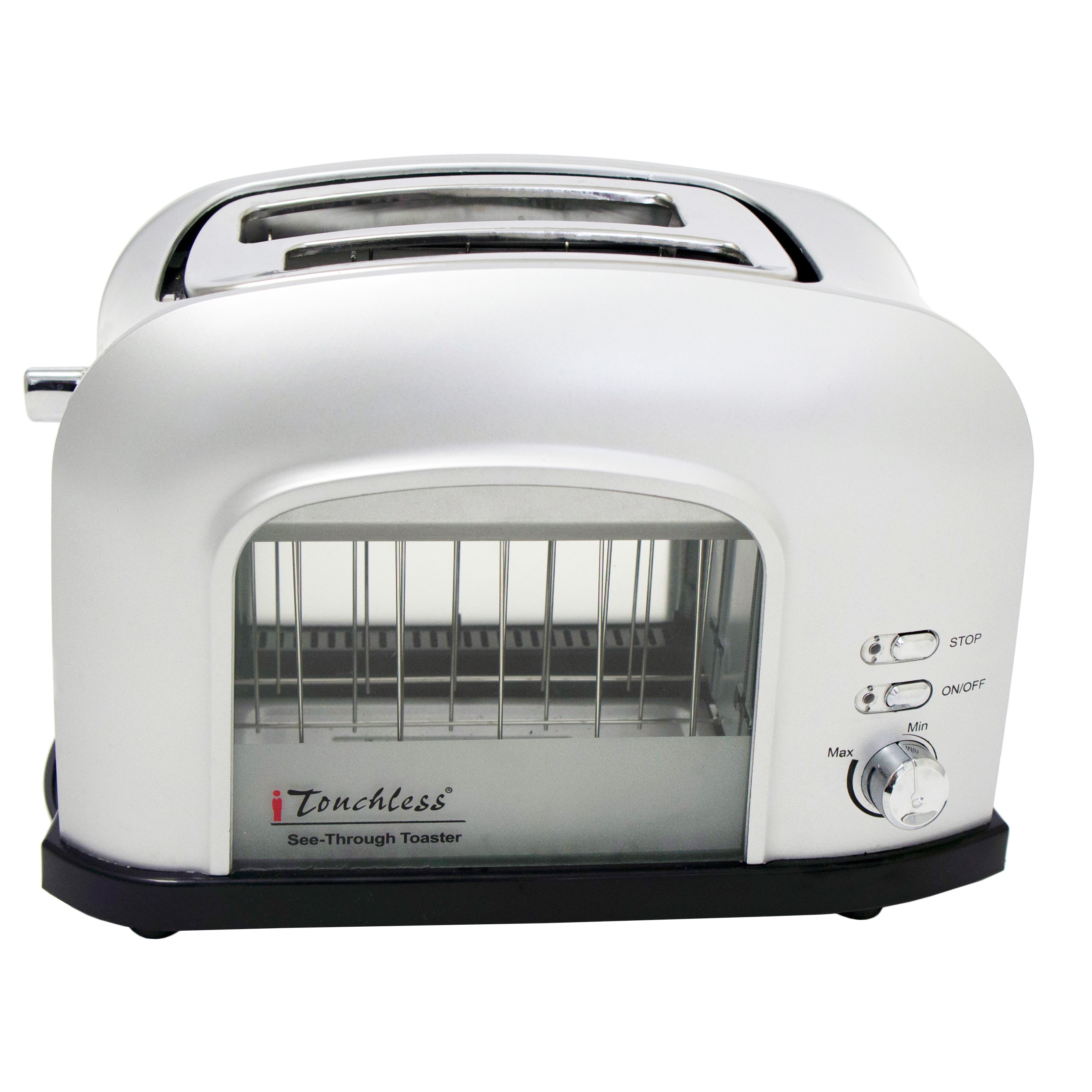 iTouchless See-Through Automatic Toaster (Silver)