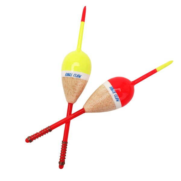 Eagle Claw 0.75 inch Oval Float 6-inch Stick Fixed (Per 2)