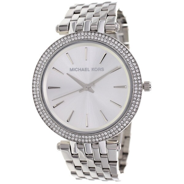 michael kors watch darci silver