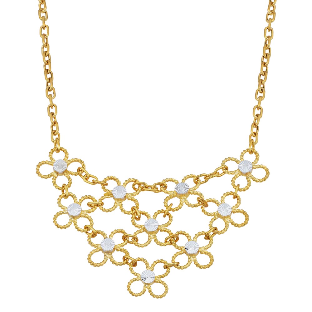 two tone choker necklace