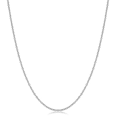 14k White Gold 1.5-mm Cable Chain (16 - 24 inches)