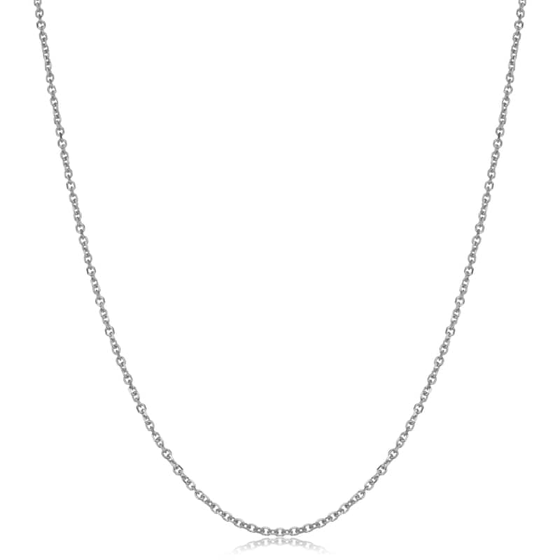 14k White Gold 1.5-mm Cable Chain (16 - 24 inches)