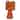 Handmade 5-inch Soapstone Angel Sculpture in Orange (Kenya)