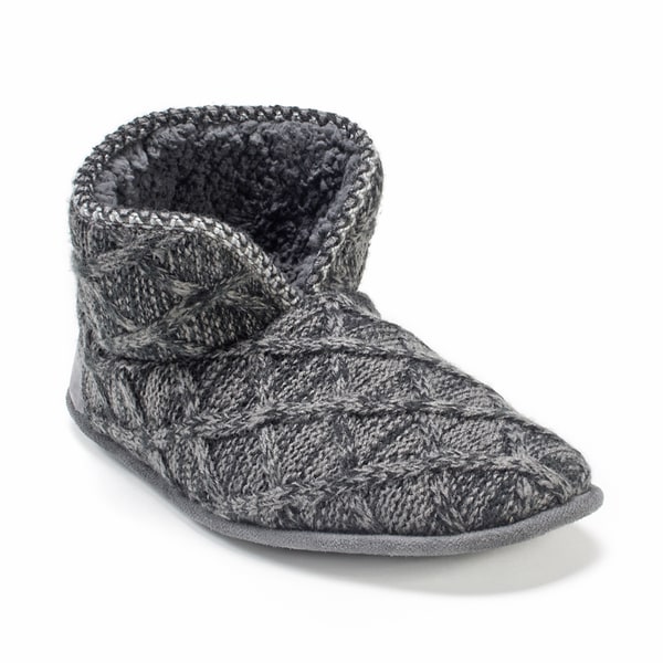 Shop Muk Luks Men's Charcoal Mark Slippers - Free Shipping On Orders ...