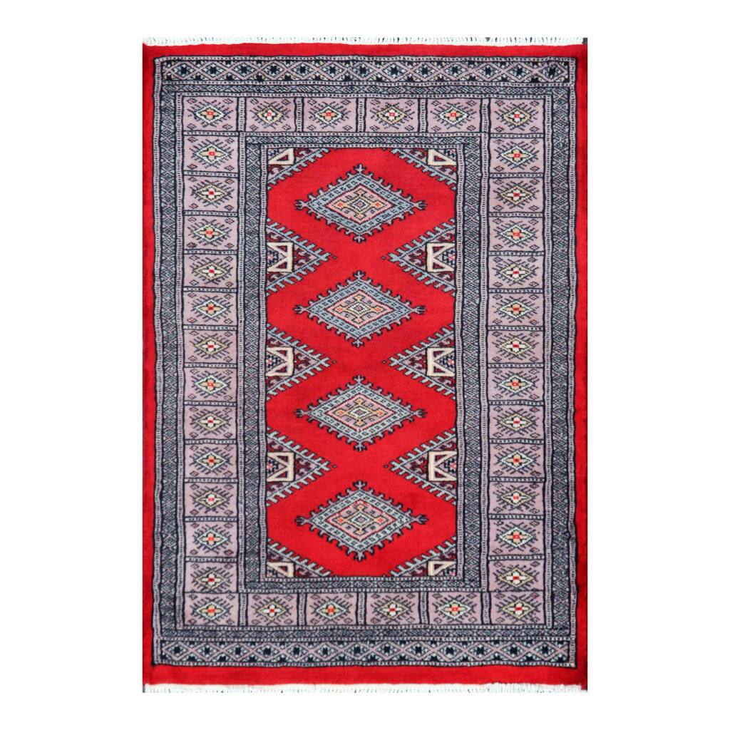 HERAT ORIENTAL Handmade OneofaKind Bokhara Wool Rug 2'7 x 3'9
