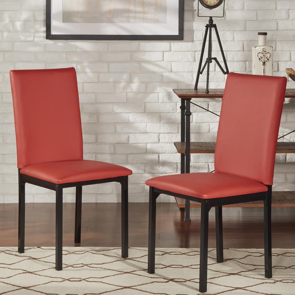 Darcy Espresso Metal Upholstered Dining Chair (Set of 2) by iNSPIRE Q Bold