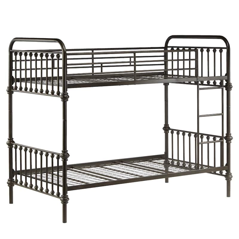 Giselle Antique Dark Bronze Iron Metal Bunk Bed iNSPIRE Q Junior