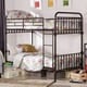 preview thumbnail 3 of 14, Giselle Antique Dark Bronze Iron Metal Bunk Bed iNSPIRE Q Junior
