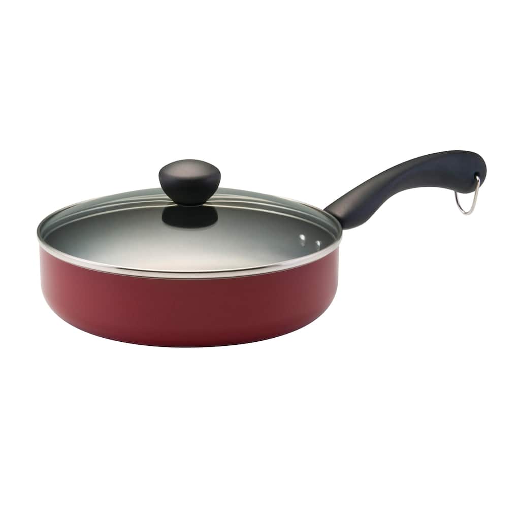 Farberware Dishwasher Safe Nonstick Red 2.75-quart Covered Saute