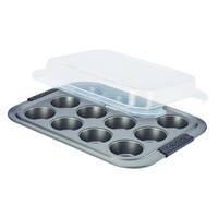 Cuisinart Chef's Classic Nonstick Bakeware 12-Cup Muffin Pan, Champagne