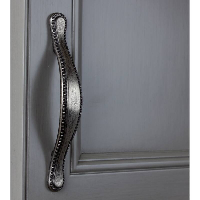 GlideRite 3 inch Weathered Nickel Beaded Arch Cabinet Pulls (Pack of 10 or 25)