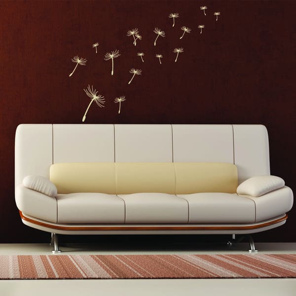 Dandelion Floral Vinyl Wall Art Bed Bath & Beyond 10391105