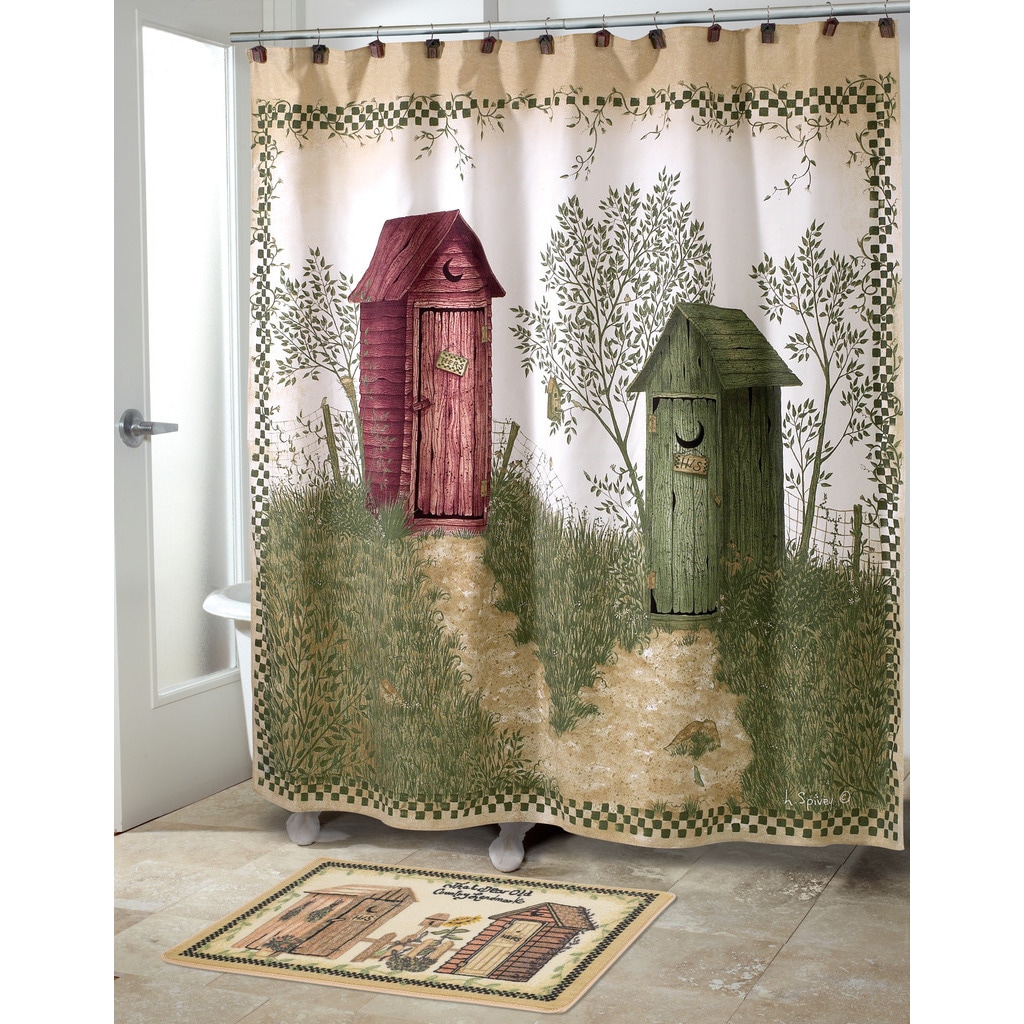 Shop Avanti Outhouses Shower Curtain Free Shipping On Orders