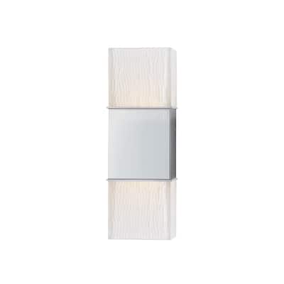 Hudson Valley Aurora 2-light Wall Sconce, Polished Chrome