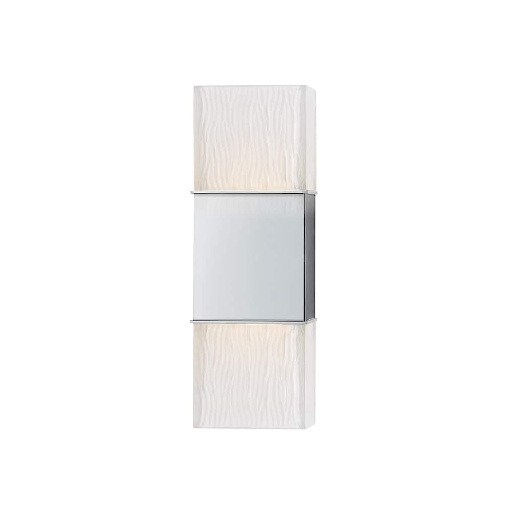 Hudson Valley Aurora 2-light Wall Sconce, Polished Chrome