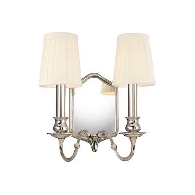 Hudson Valley Endicott 2-light Wall Sconce, Polished Nickel