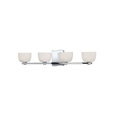 Hudson Valley Cove Neck 4-light Bath And Vanity, Polished Chrome