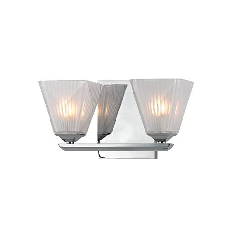 Hudson Valley Hammond 2-light Bath and Vanity, Polished Chrome
