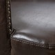 preview thumbnail 6 of 8, Ogden Contemporary Tufted Swivel Barstools with Nailhead Trim (Set of 2) by Christopher Knight Home