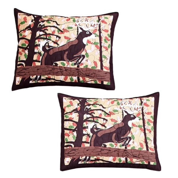 Shop Greenland Home Fashions Whitetail Lodge Standard Pillow Shams