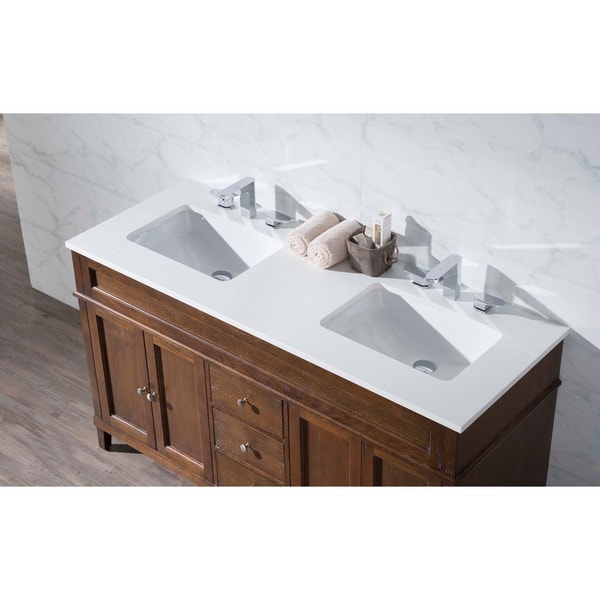 stufurhome hamilton 59 inch double sink bathroom vanity - free stufurhome hamilton 59 inch double sink bathroom vanity - free