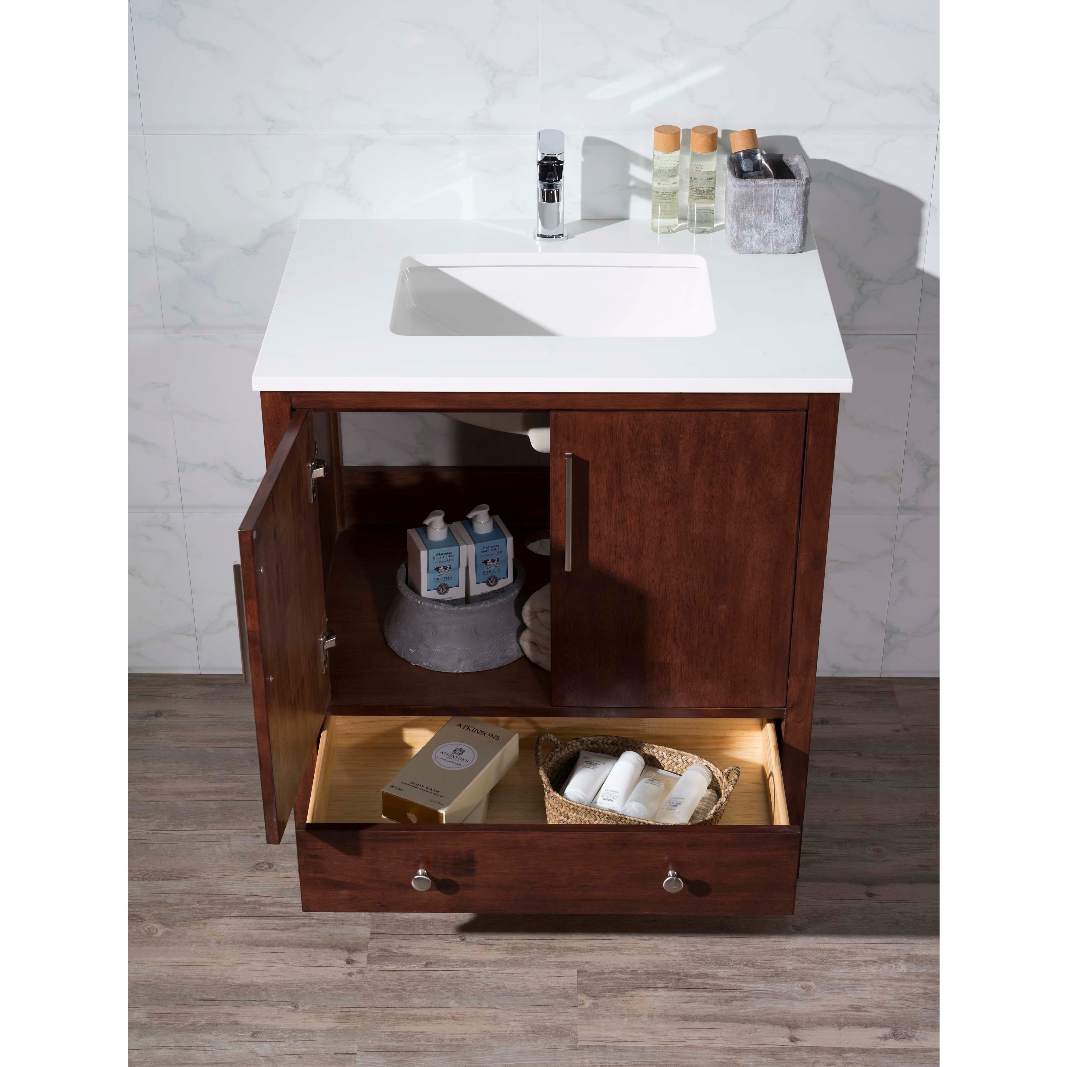 Stufurhome Rockford 31 Inch Single Sink Bathroom Vanity