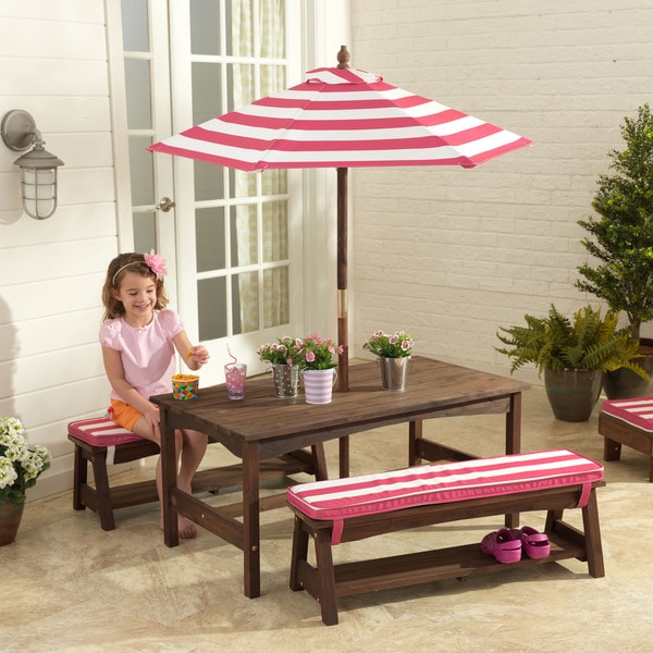 Kidkraft outdoor cheap table bench set